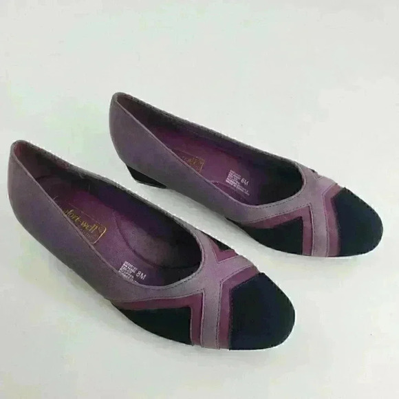 Comfort-well by Beacon Kitten Heels Multicolor Women's Slip On Pumps New - Picture 6 of 10